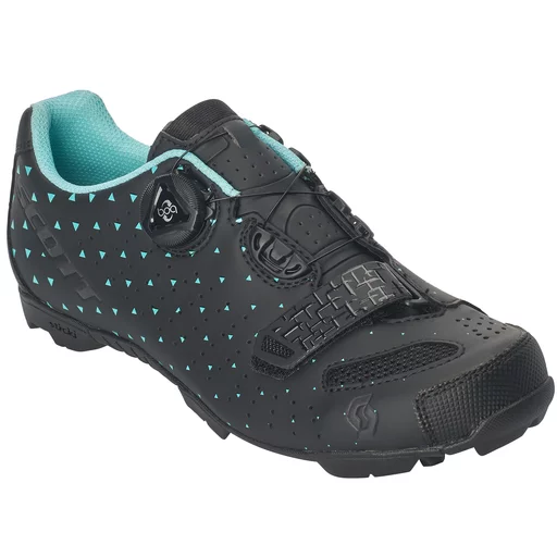 Shoe Mtb Comp Boa Lady 36 | matt-black-turquoise-blue
