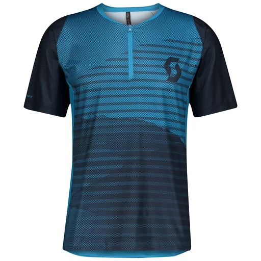 Shirt M´s Trail Vertic Zip S | midnight-blue-atlantic-blue