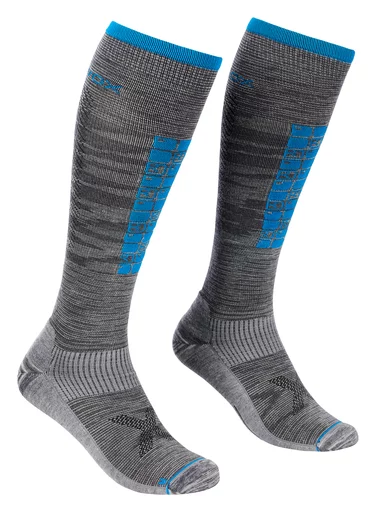 Ski Compression Long Socks 39-41 | grey-blend