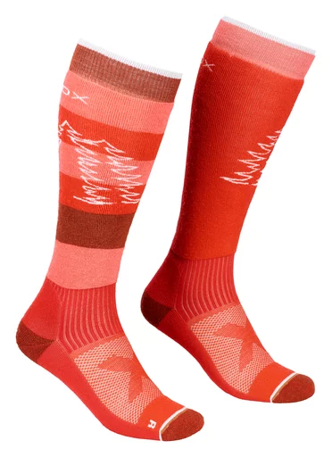 Free Ride Long Socks 42-44 | clay-orange