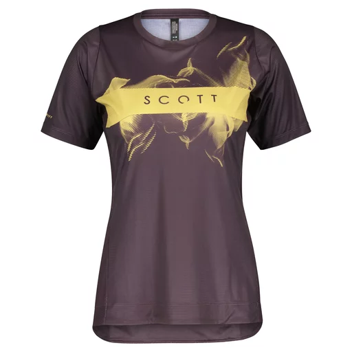 SCO Shirt Trail Vertic SS XS | dark-purple-mud-green