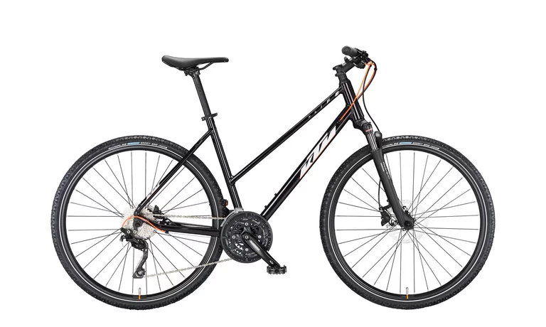 X-Life Action 43 cm | Trapez / mittlerer Einstieg | flaming-black