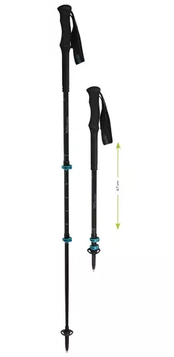 Carbon C3 Pro Tele 105-140 cm | schwarz-blau