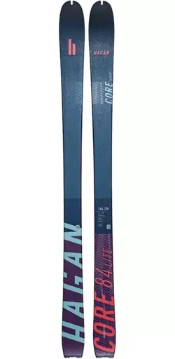 Core Carbon 84 Lite 148 cm | dunkelblau-türkis-koralle
