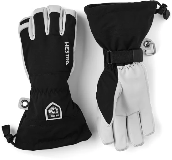 Army Leather Heli Ski - 5 Finger 10 | black