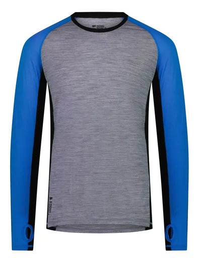 Temple Merino Air-Con LS S | blue-gravel