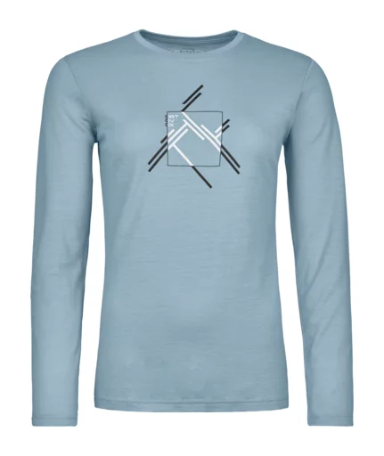185 Merino Mtn Cutout Ls S | glacier-grey
