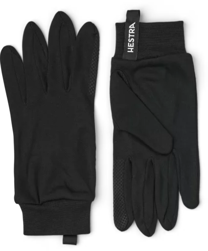 Silk Liner Touch Point - 5 Finger 10 | black