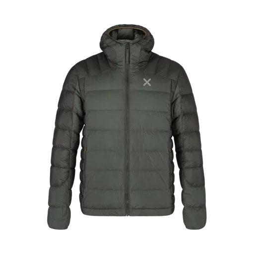 Renon Hooded Duvet XL | verde-salvia-bronze-brown