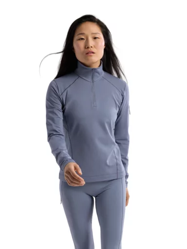 Rho Zip Neck M | stratus