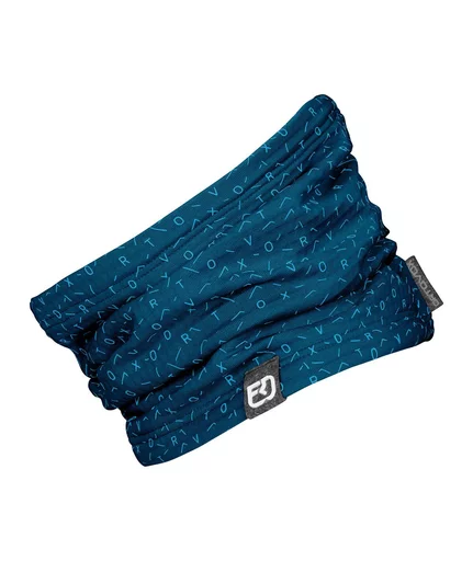 Fleece Light Grid Neckwarmer one size | petrol-blue