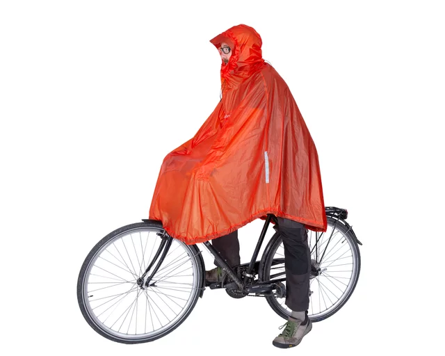 Bike + Hike Poncho one size | dark-lava