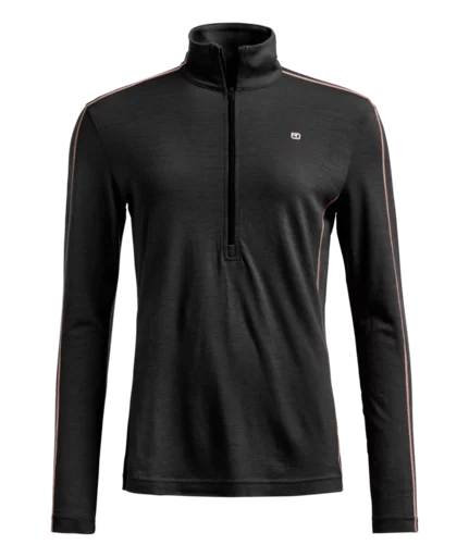 185 Rock n Wool Zip Neck S | black-raven