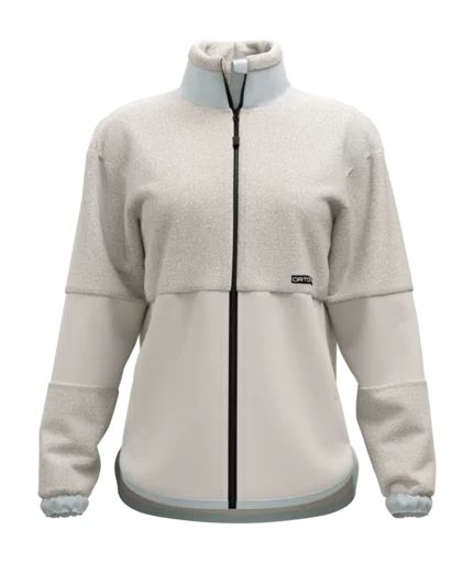 Fleece Teddy Jacket M | white-tea
