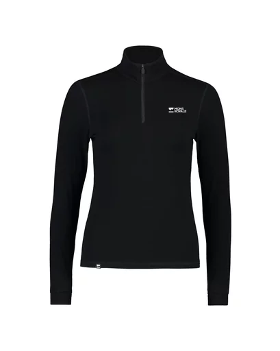 Cascade Merino Base Layer 1/4 Zip Long Sleeve S | black