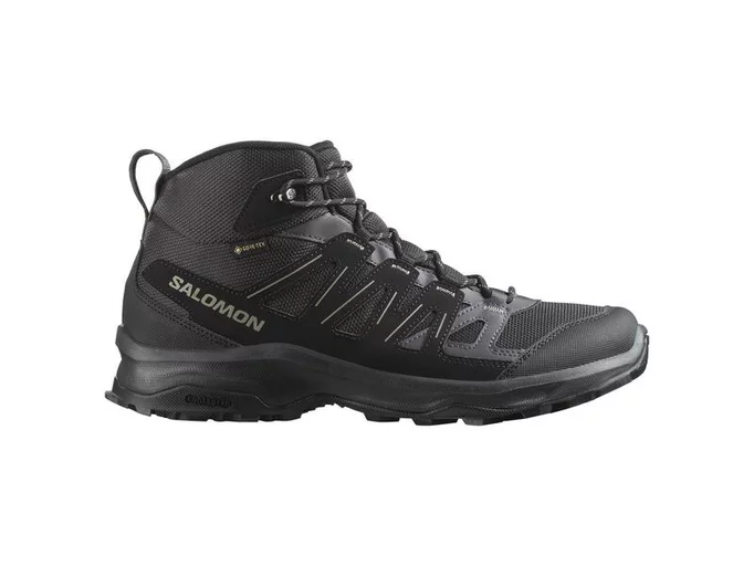 Grivola Mid Gtx 42 | phantom-black-agave-green