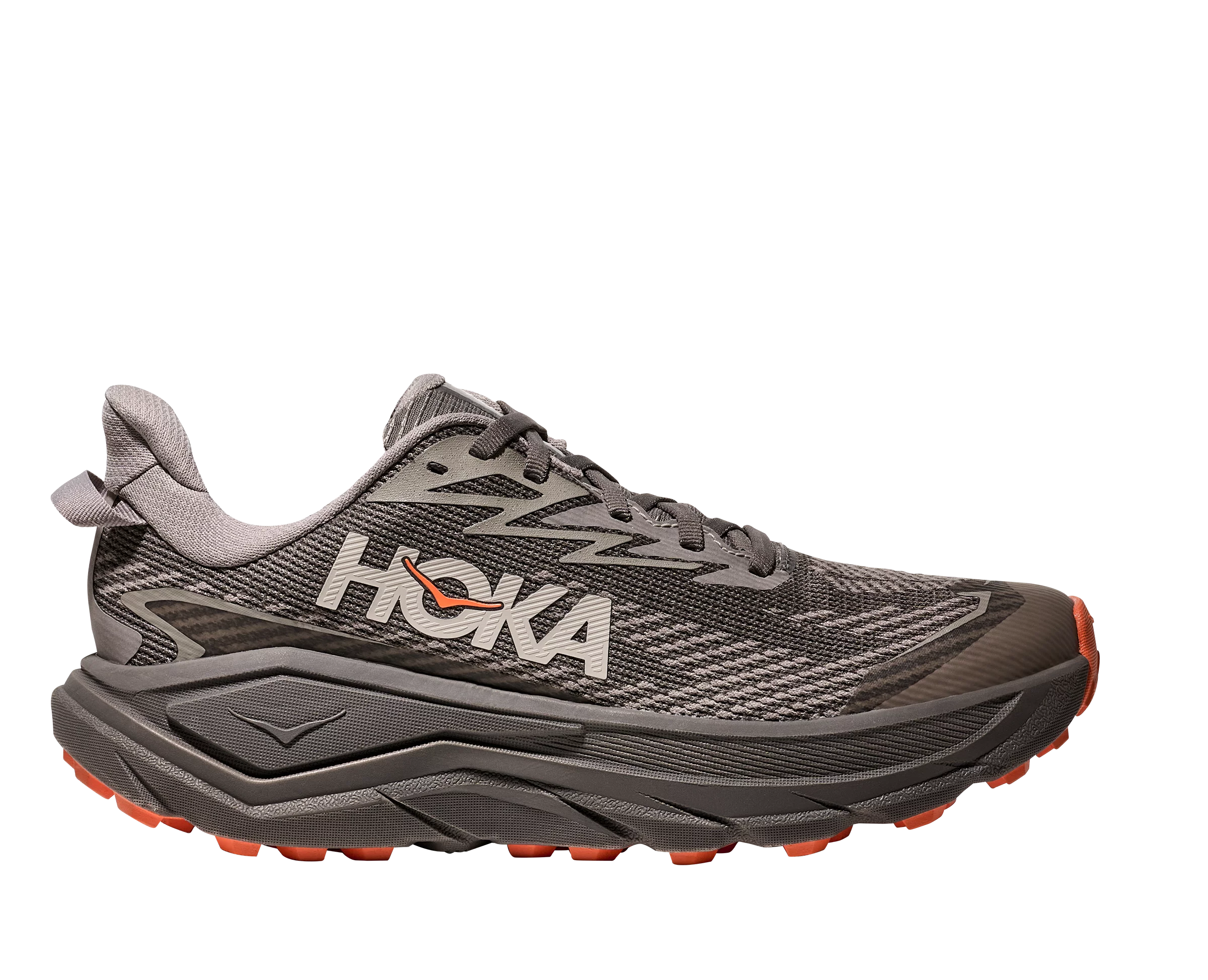 HOKA Challenger 8 GTX Trailrunning-Schuh in Cement und Gravel