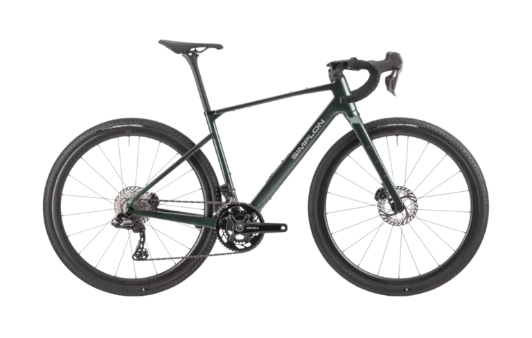 Simplon Grid Core Carbon Gravelbike in Dark Pine Green Metallic